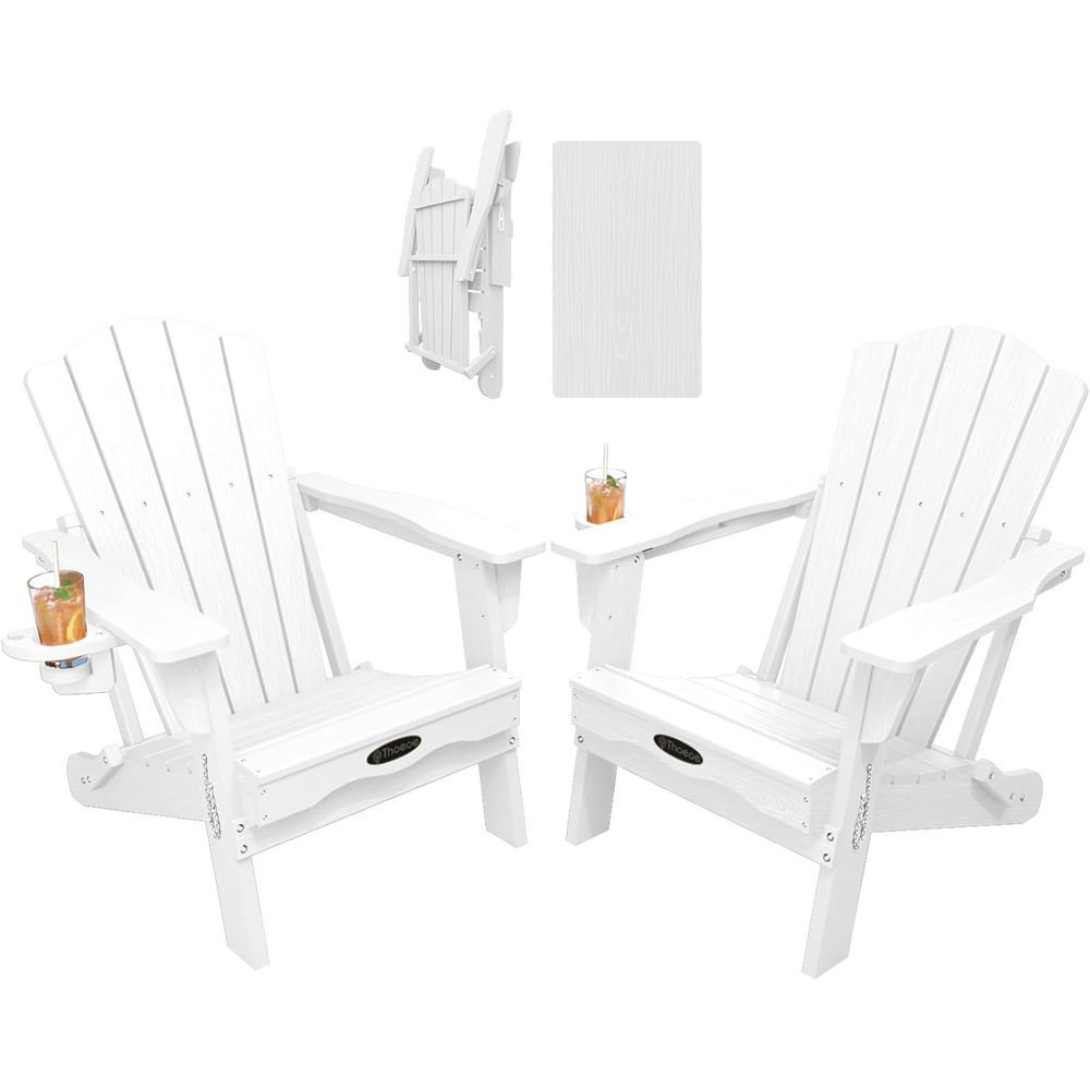 Adirondack Chair Wood - olding Adirondack Chair Set o 2,