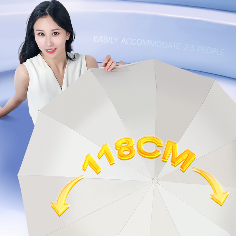 Parasol Umbrella Large - Luxury Compact Sun Umbrella for Women