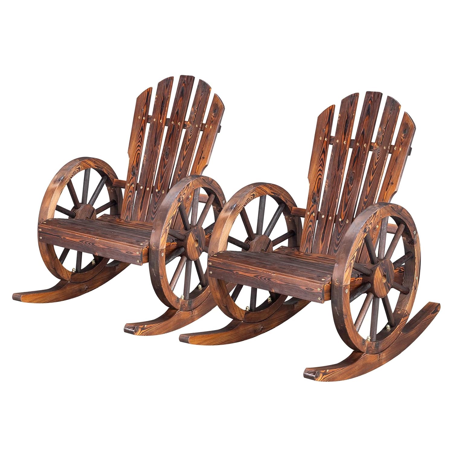 Adirondack Rocking Chair Set o - Adirondack Chair Wood 评论和价格