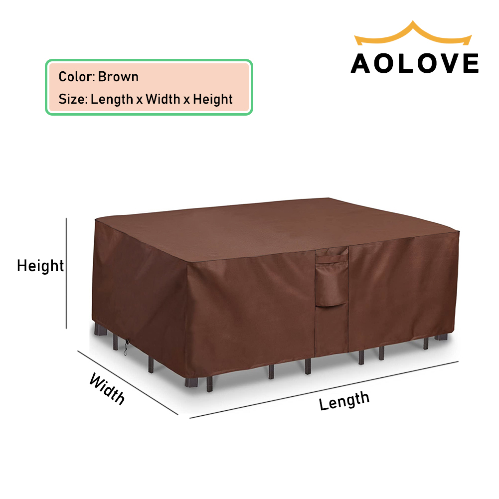 Brown 420D HEAVY DUTY Outdoor  - Outdoor Furniture Design 评论和价格