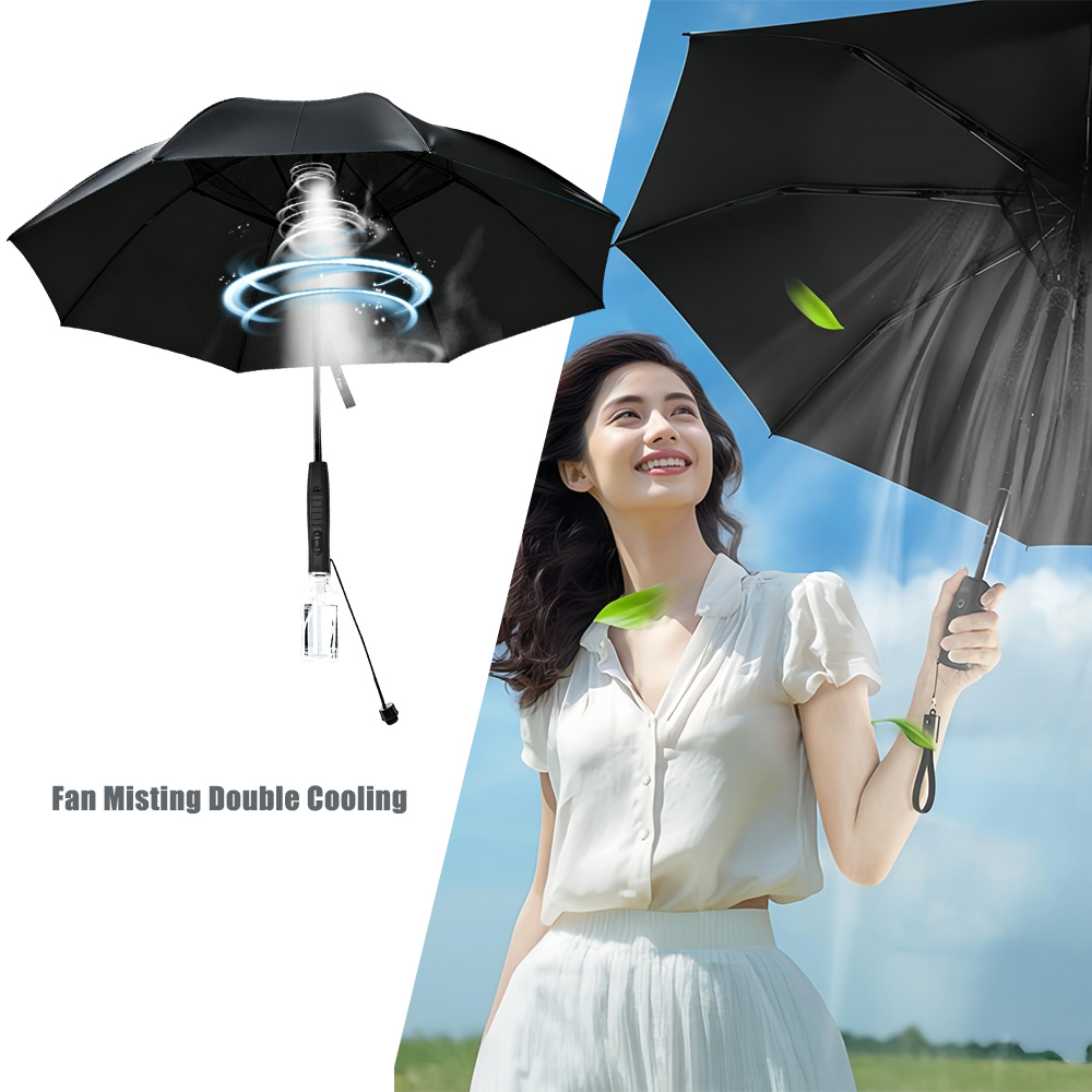 USB Rechargeable Misting Cooli - Parasol Umbrella Large 评论和价格