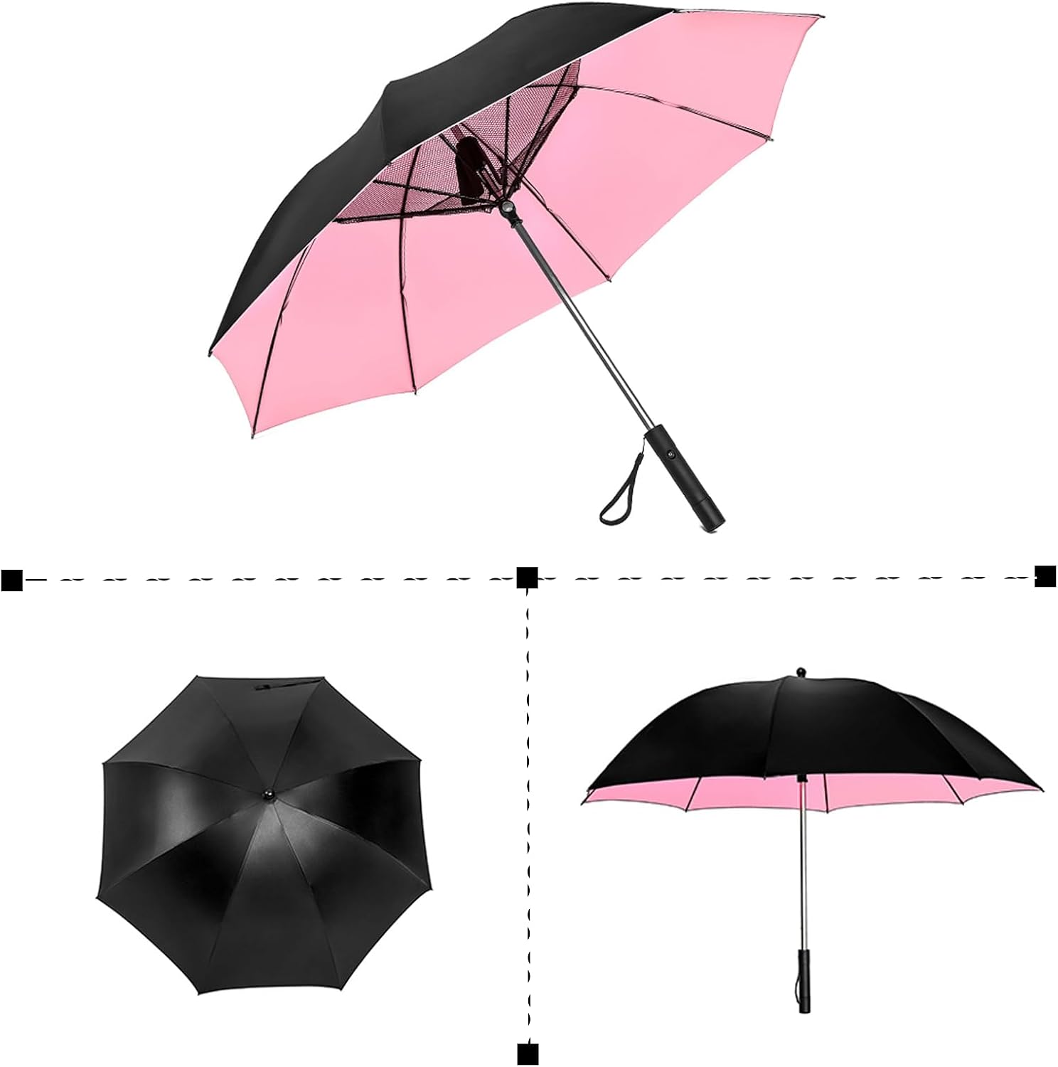 USB Rechargeable Misting Cooli - Parasol Umbrella Large 评论和价格