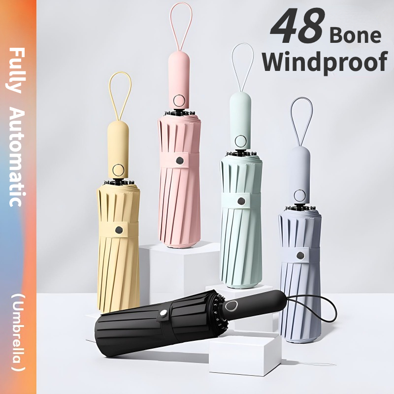 Windproof Strong Fully Automat - Parasol Umbrella Large 评论和价格