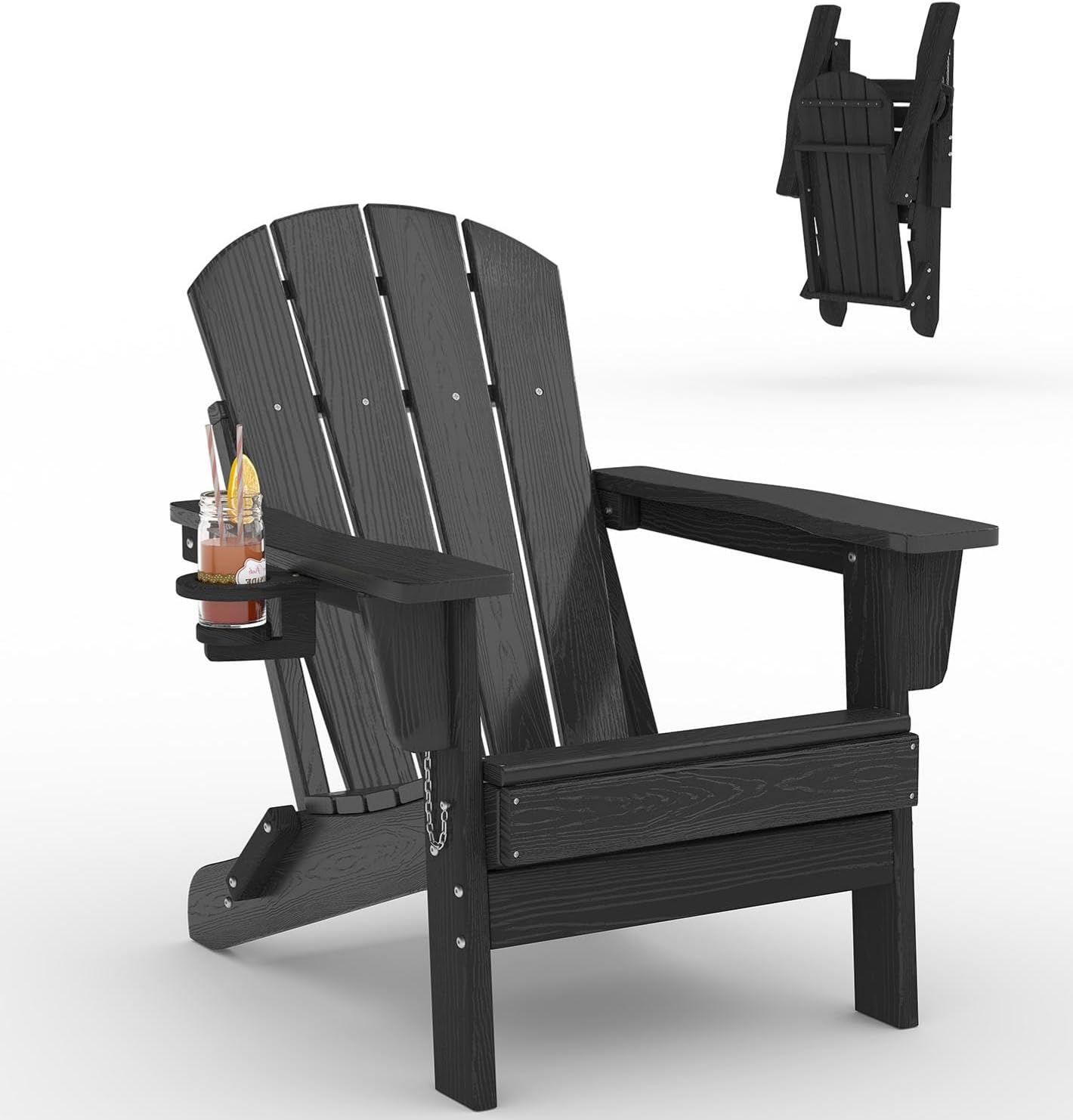 Folding Adirondack Chair HDPE  - Adirondack Chair Wood 评论和价格