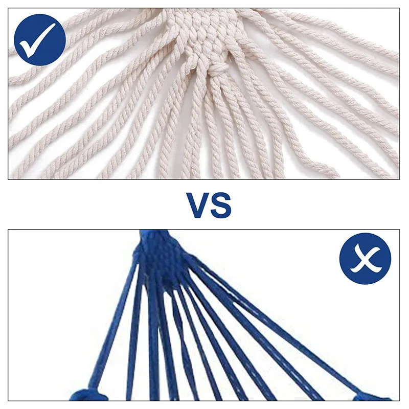 Hammocks A White Organic Cotto - Outdoor Furniture Quality 评论和价格