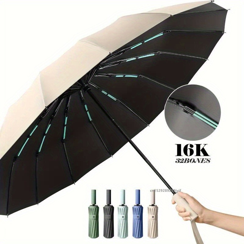 16K Double Bones Large Umbrell - Parasol Umbrella Large 评论和价格