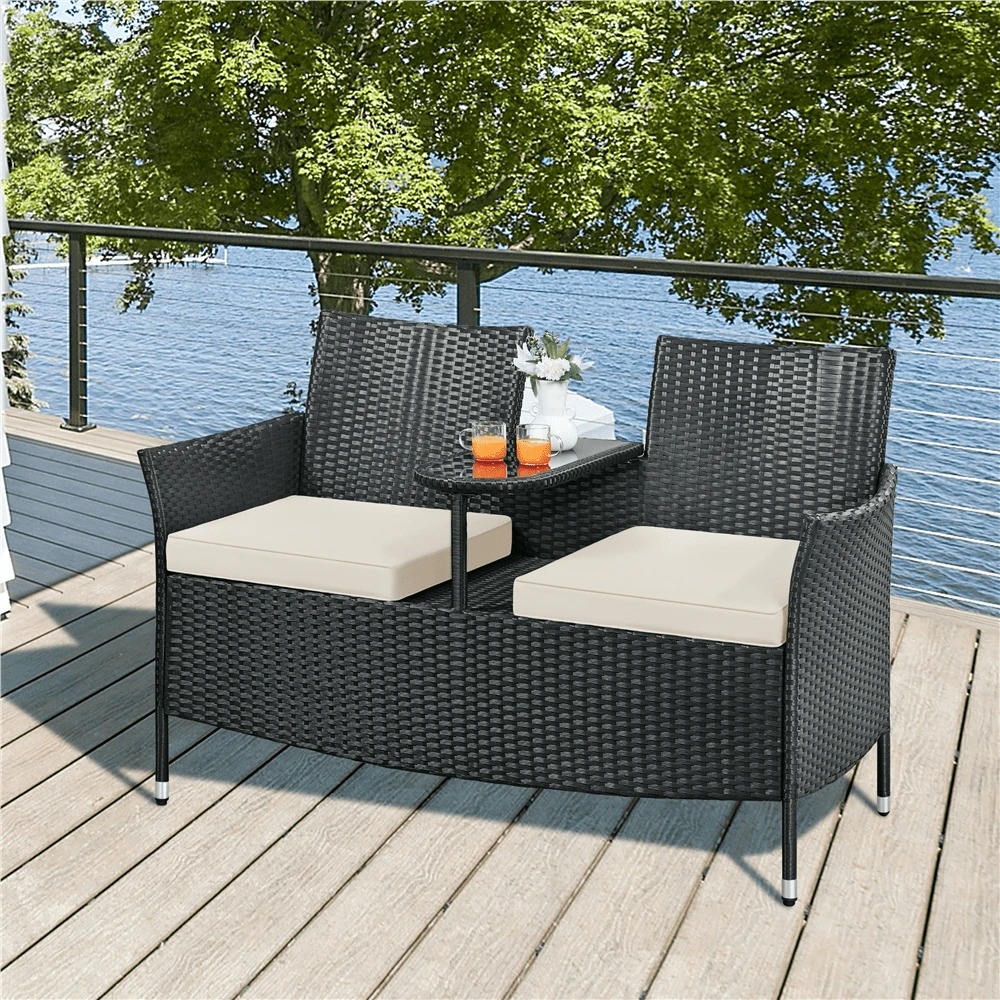 Premium Outdoor Double Chair 2 - Outdoor Furniture Durable 评论和价格