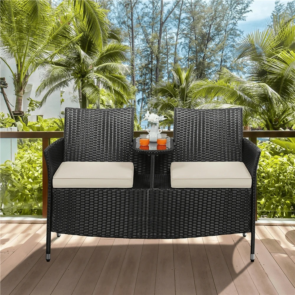 Premium Outdoor Double Chair 2 - Outdoor Furniture Durable 评论和价格