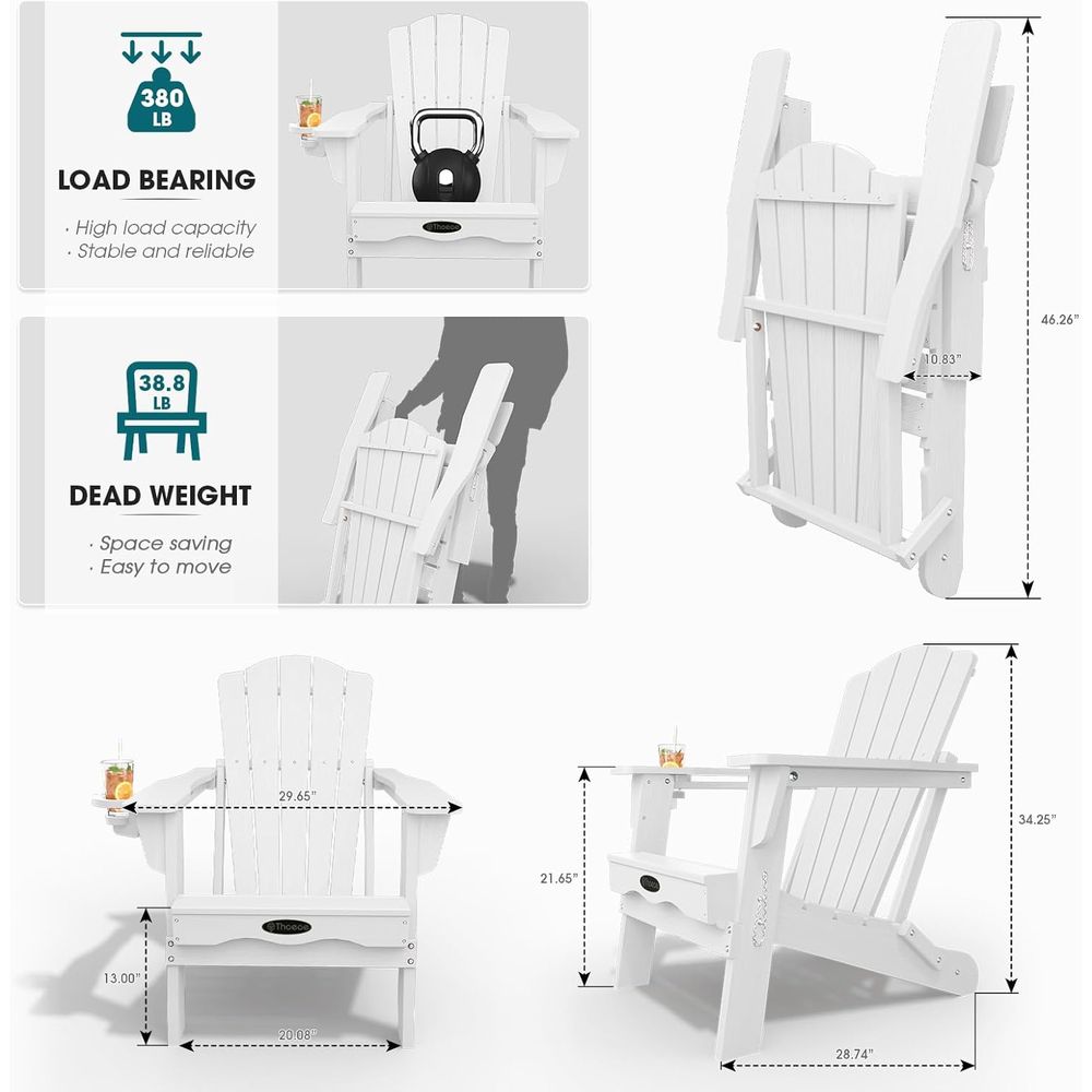 olding Adirondack Chair Set o  - Adirondack Chair Wood 评论和价格