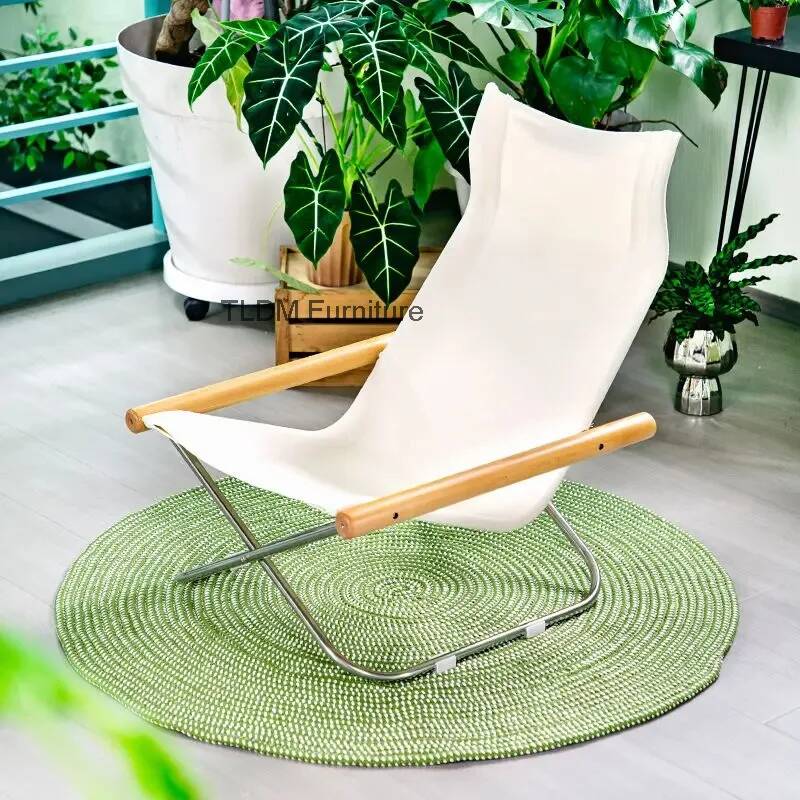 Zero-Setup Folding Canvas Loun - Outdoor Furniture Japanese Style 评论和价格