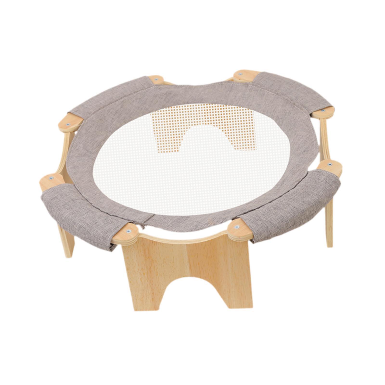 Elevated Pet Bed Wooden Cat Ha - Outdoor Furniture Durable 评论和价格