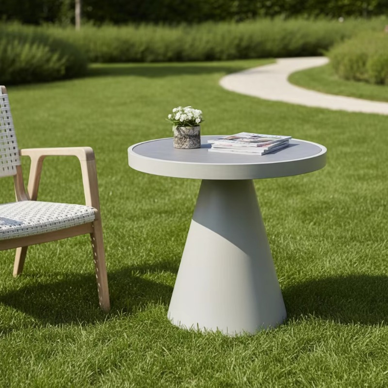 Modern Nordic Round Coffee Tab - Outdoor Furniture Japanese Style 评论和价格