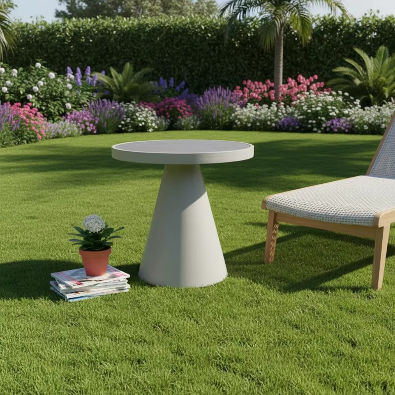 Modern Nordic Round Coffee Tab - Outdoor Furniture Japanese Style 评论和价格