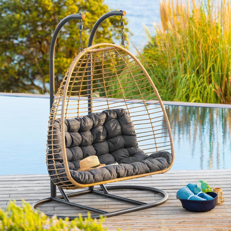 Luxury 2-Seater Hanging Chairs - Hanging Egg Chair 评论和价格