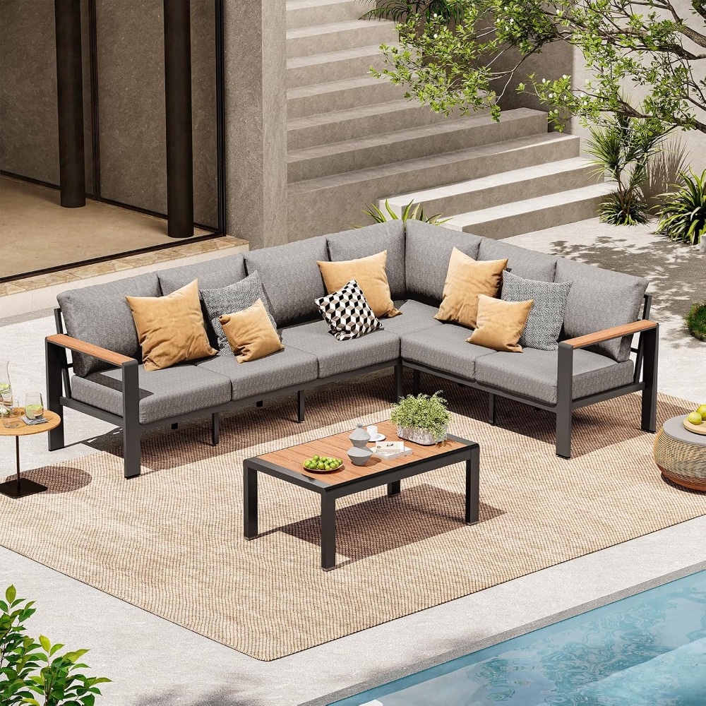 USA Stock Aluminum Outdoor Pat - Outdoor Furniture In Sale 评论和价格