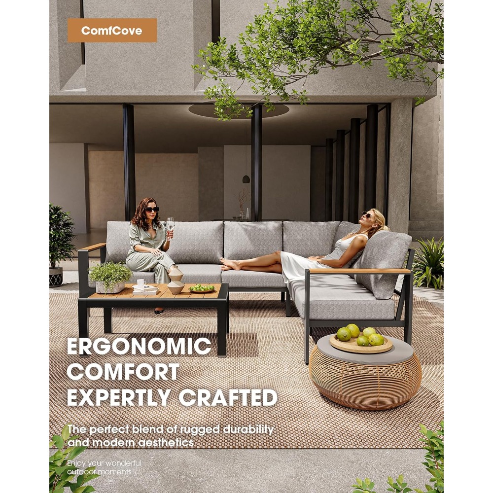USA Stock Aluminum Outdoor Pat - Outdoor Furniture In Sale 评论和价格