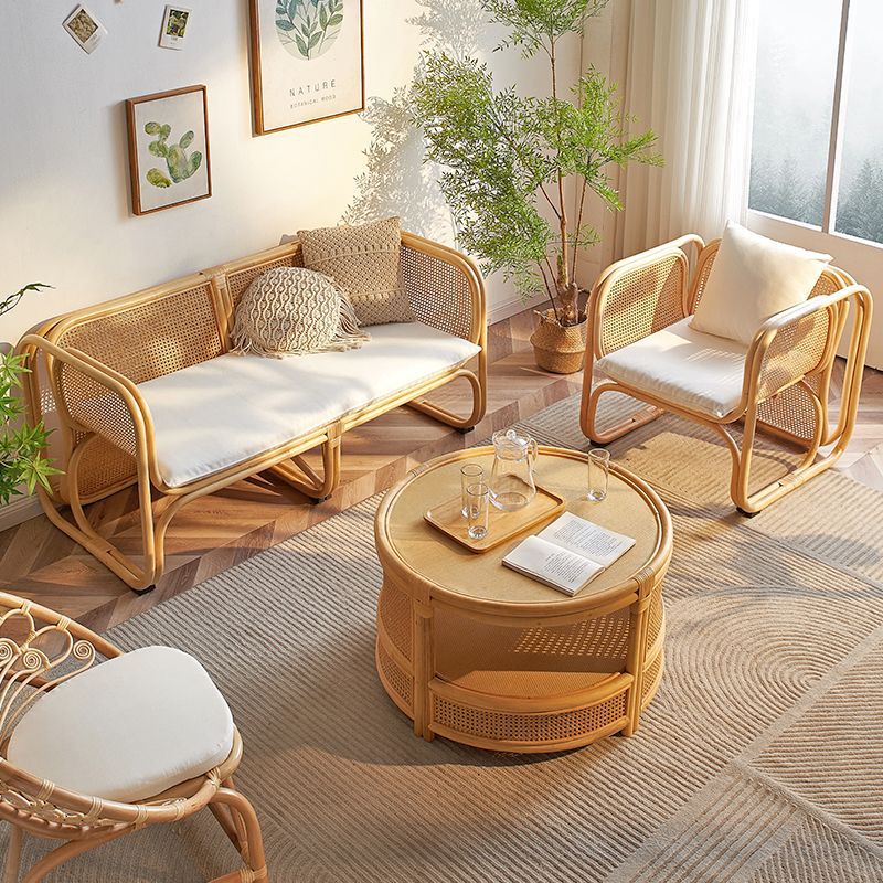 Japanese Rattan Sofa Combinati - Outdoor Furniture Japanese Style 评论和价格
