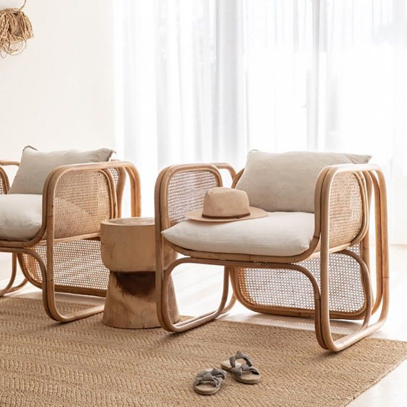 Japanese Rattan Sofa Combinati - Outdoor Furniture Japanese Style 评论和价格