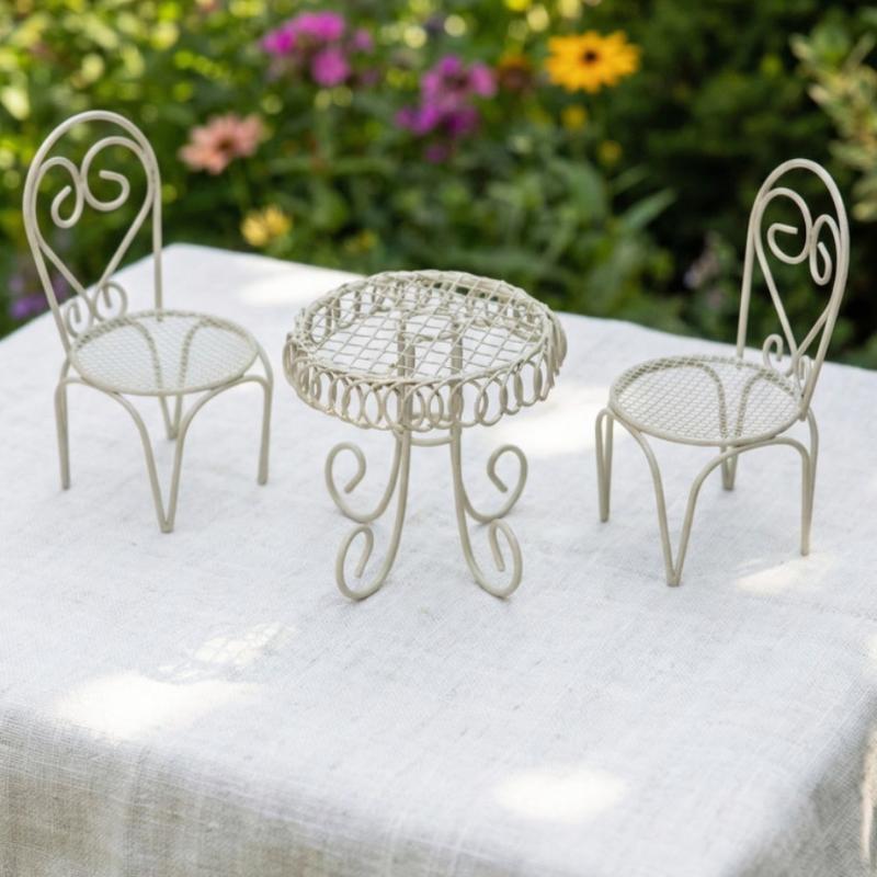 1/3Pcs Dollhouse Garden Displa - Outdoor Furniture Design 评论和价格
