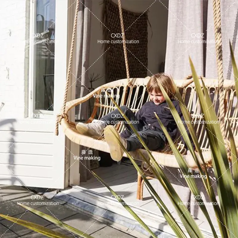 Outdoor Double Hanging Rattan  - Outdoor Furniture Japanese Style 评论和价格