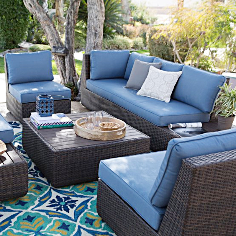 Outdoor Sofa Courtyard Rattan  - Outdoor Furniture In Sale 评论和价格
