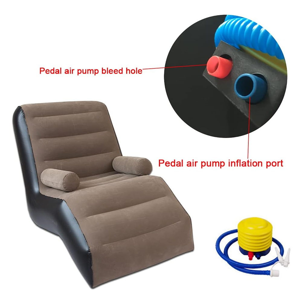 Folding Lazy Sofa,Inflatable L - Outdoor Furniture Durable 评论和价格