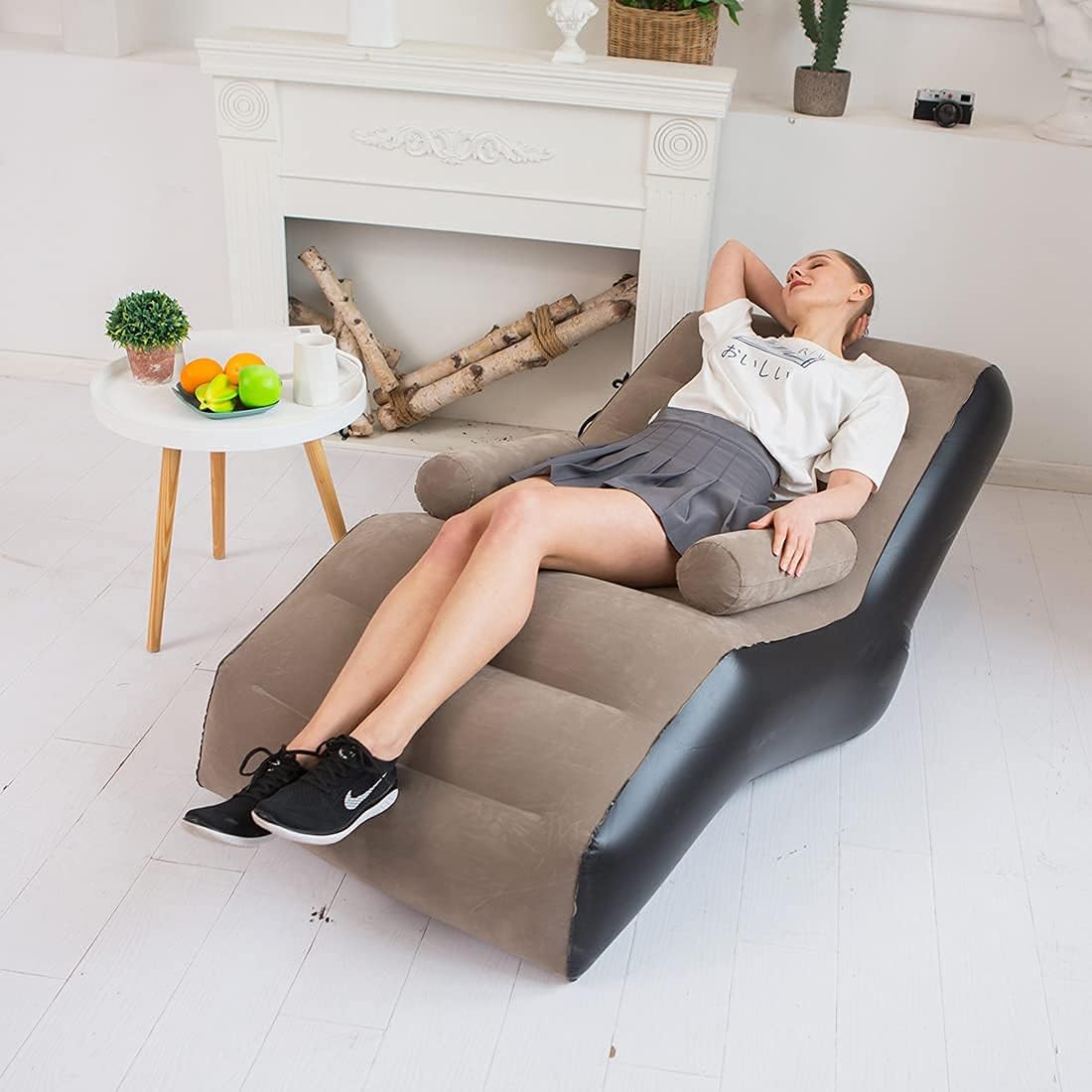 Folding Lazy Sofa,Inflatable L - Outdoor Furniture Durable 评论和价格
