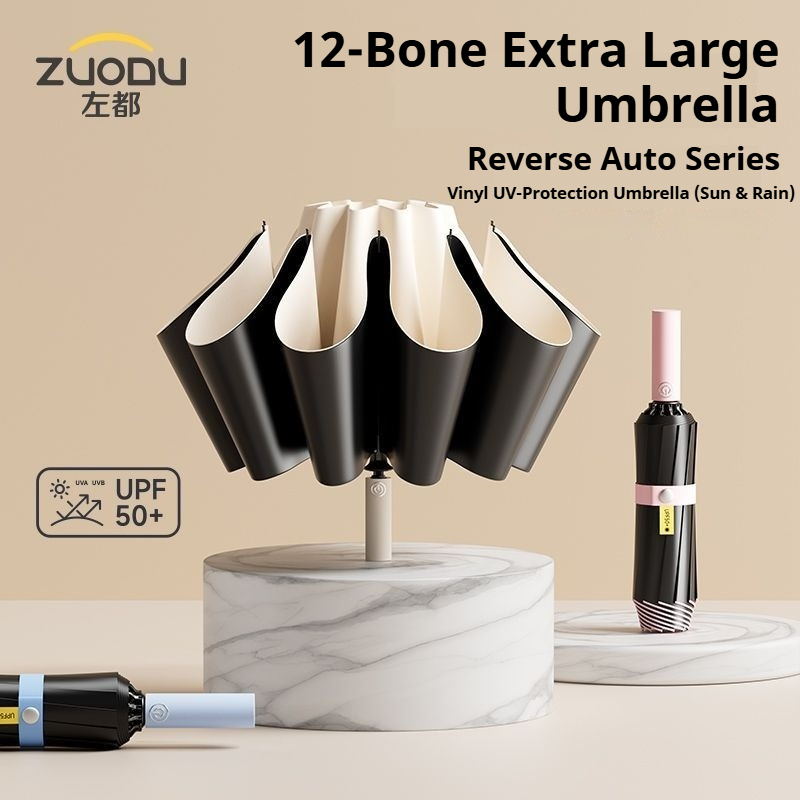 ZUODU Fully Automatic Reverse- - Parasol Umbrella Large 评论和价格