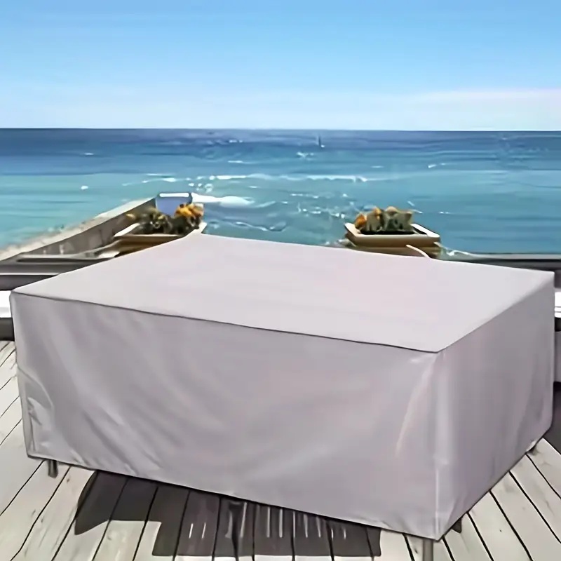 Silver Oxford Fabric Protectiv - Outdoor Furniture Table And Chairs 评论和价格